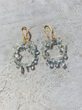 Load image into Gallery viewer, Gemstone Infinite Circle Earrings