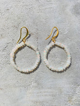 Load image into Gallery viewer, Gemstone Infinite Circle Earrings
