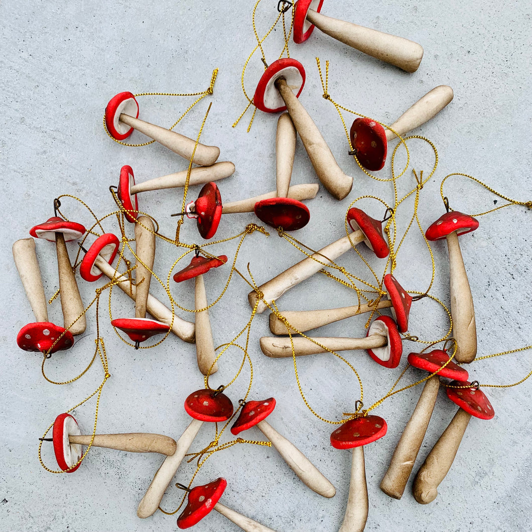 Mushroom Ornaments